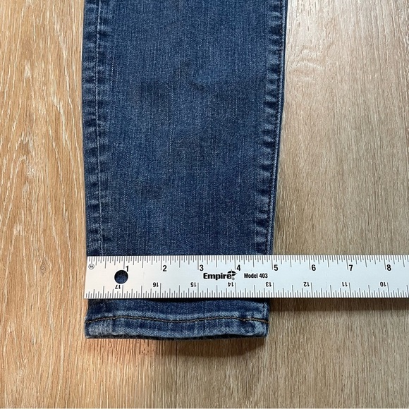 J Crew Women's Jeans Size 29 Toothpick Mid Rise Ankle Stretch Blue - Picture 11 of 16